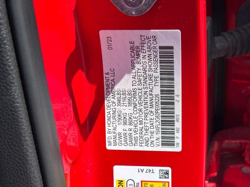 2023 Honda Civic Hatchback Sport Manual
