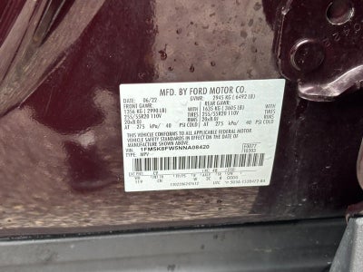 2022 Ford Explorer Limited 4WD