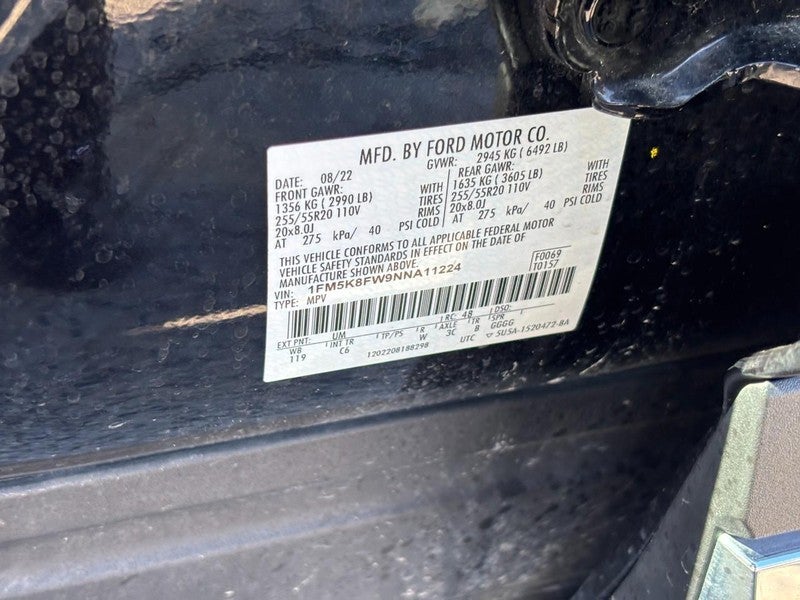 2022 Ford Explorer Limited 4WD