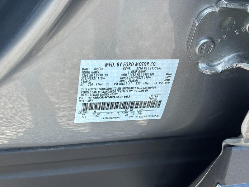 2024 Ford Explorer Platinum 4WD