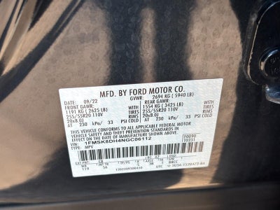 2022 Ford Explorer XLT 4WD