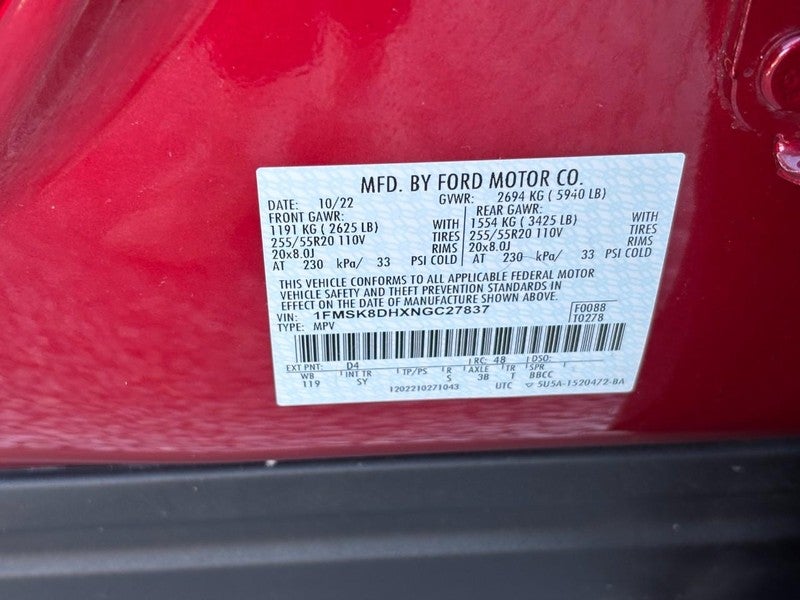 2022 Ford Explorer XLT 4WD