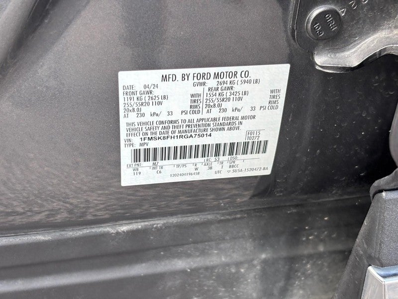 2024 Ford Explorer Limited 4WD