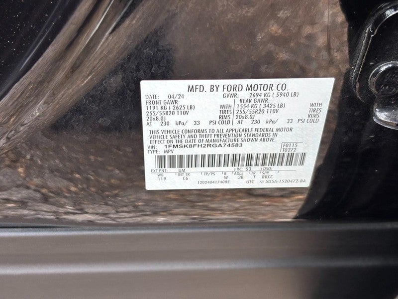 2024 Ford Explorer Limited 4WD