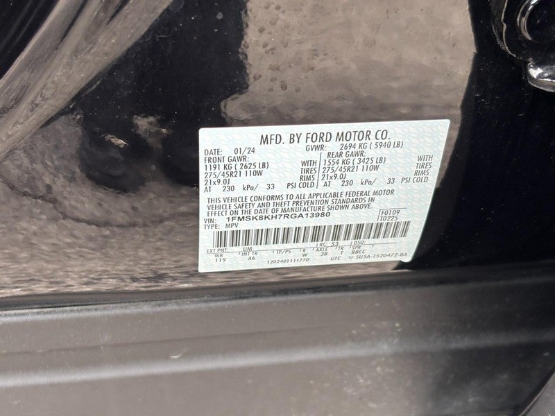 2024 Ford Explorer ST-Line 4WD