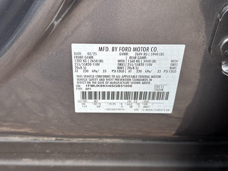 2025 Ford Explorer ST-Line 4WD