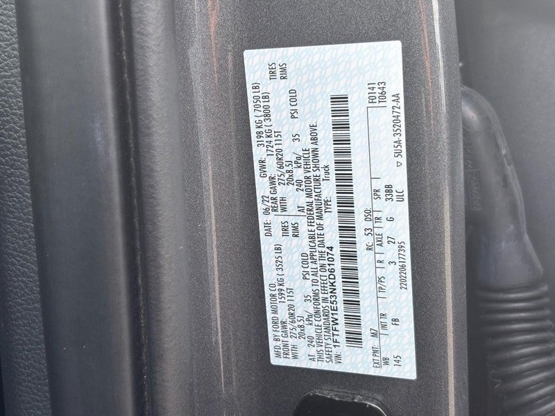 2022 Ford F-150 XLT 4WD SuperCrew 5.5' Box