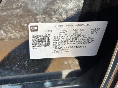 2023 Chevrolet Malibu 4dr Sdn RS