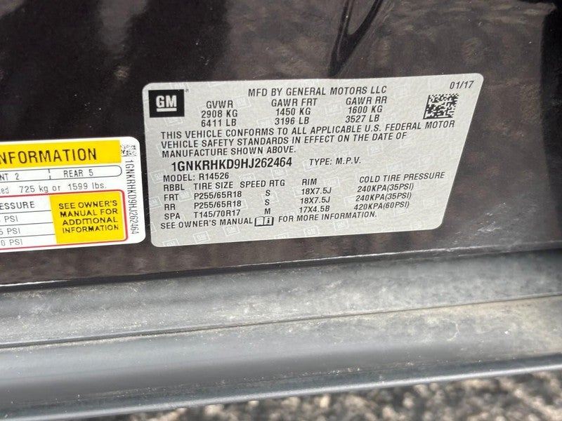 2017 Chevrolet Traverse FWD 4dr LT w/2LT