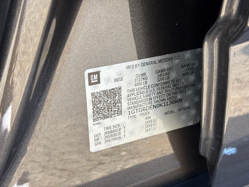 2019 GMC Canyon 4WD Crew Cab 128.3" SLT