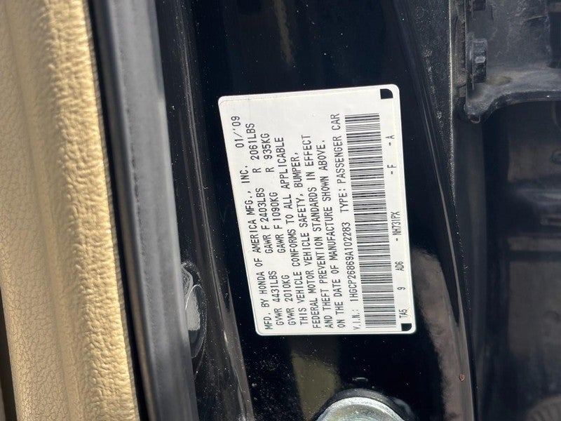 2009 Honda Accord Sedan 4dr I4 Auto EX-L