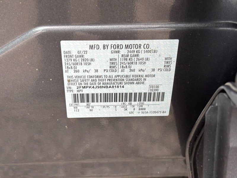 2022 Ford Edge SEL AWD