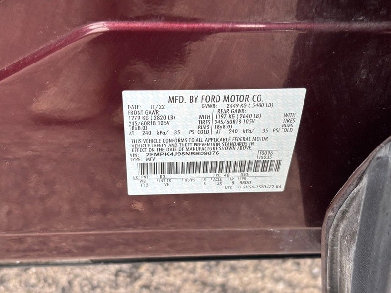 2022 Ford Edge SEL AWD