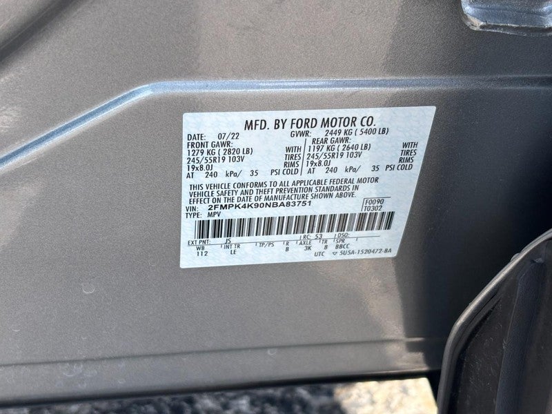 2022 Ford Edge Titanium AWD