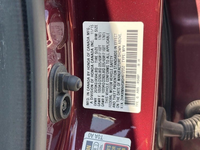 2016 Honda CR-V AWD 5dr EX
