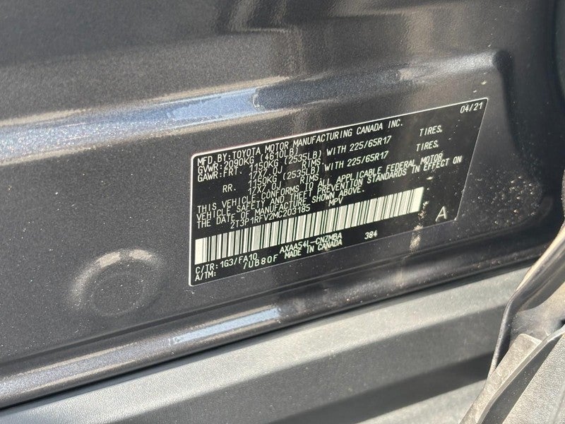 2021 Toyota RAV4 XLE AWD (Natl)