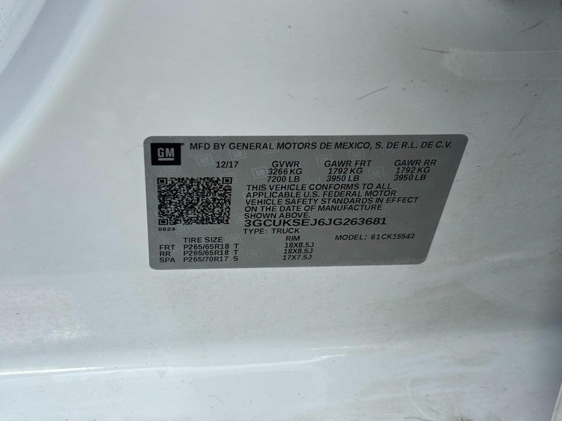 2018 Chevrolet Silverado 1500 4WD Crew Cab 143.5" LTZ w/2LZ