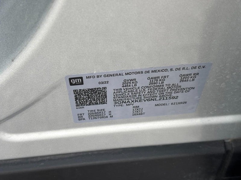 2022 Chevrolet Equinox FWD 4dr LT w/1LT