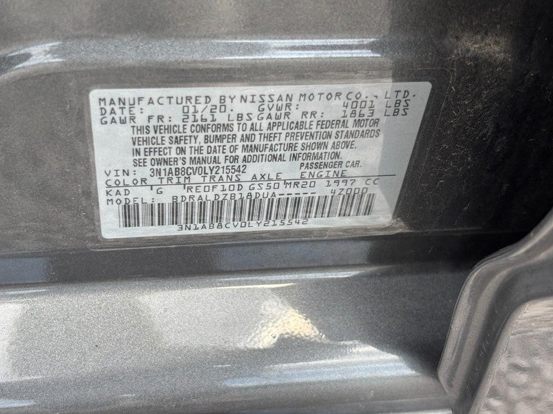 2020 Nissan Sentra SV CVT