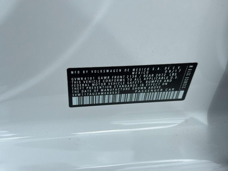 2017 Volkswagen Golf 1.8T 4-Door S Manual