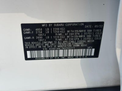 2022 Subaru Outback Limited CVT