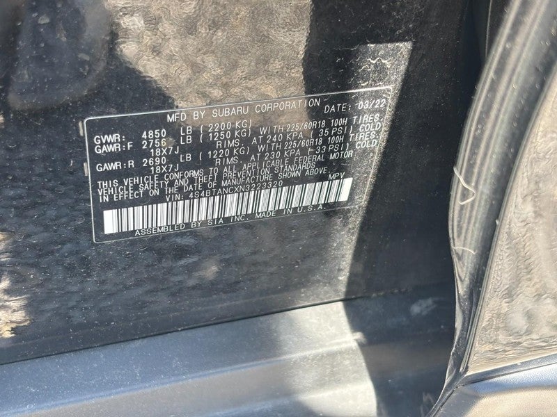 2022 Subaru Outback Limited CVT