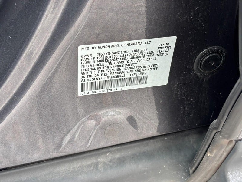 2018 Honda Pilot EX-L AWD