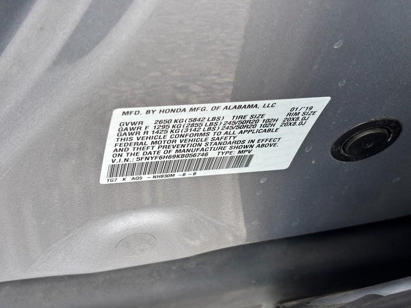 2019 Honda Pilot Touring 7-Passenger AWD
