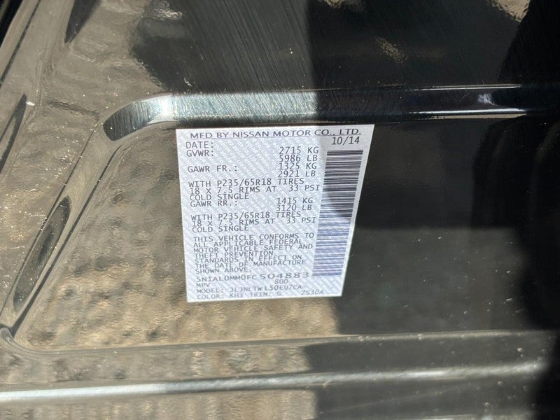 2015 INFINITI QX60 AWD 4dr