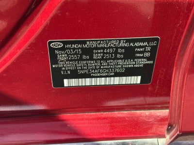 2016 Hyundai Sonata 4dr Sdn 2.4L Limited