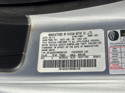 2013 Nissan 370Z 2dr Cpe Auto
