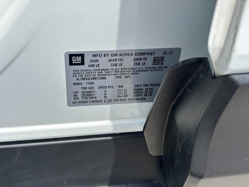 2021 Chevrolet TrailBlazer AWD 4dr ACTIV