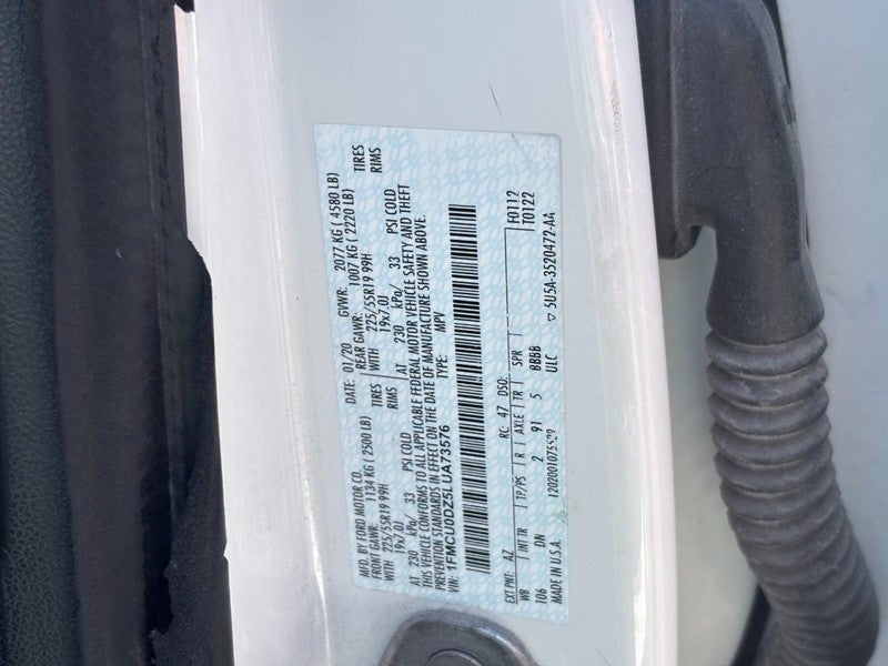 2020 Ford Escape Titanium Hybrid FWD