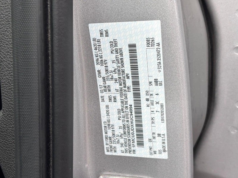 2017 Ford Escape Titanium FWD