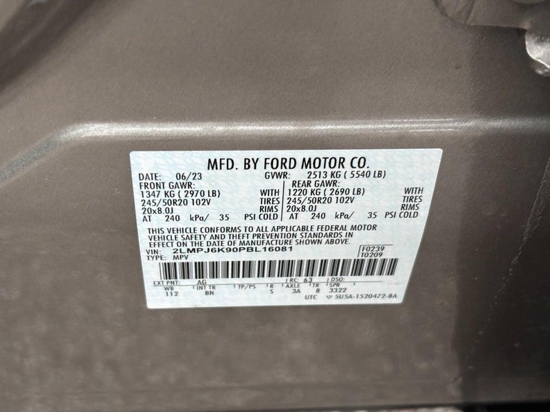 2023 Lincoln Nautilus Reserve FWD