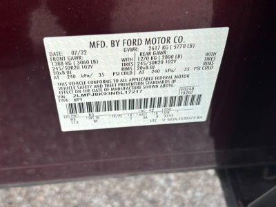 2022 Lincoln Nautilus Reserve AWD