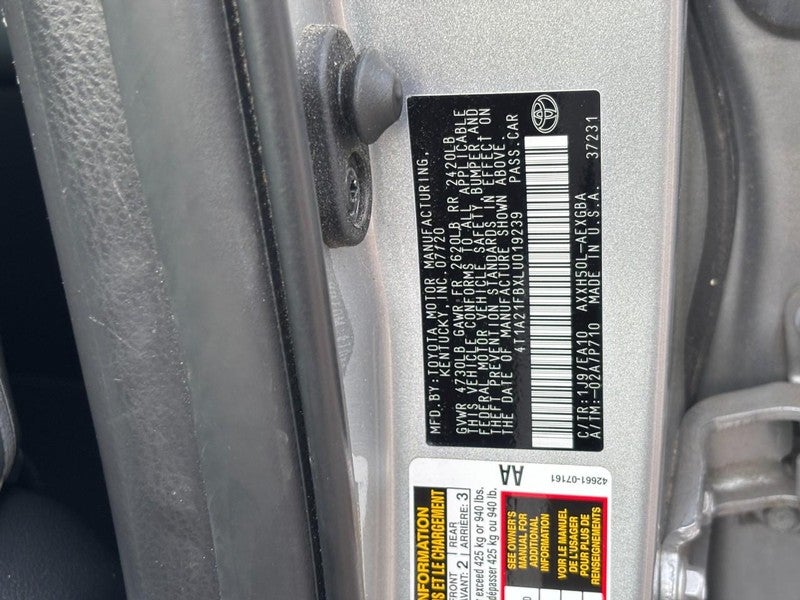 2020 Toyota Avalon Hybrid XLE (Natl)