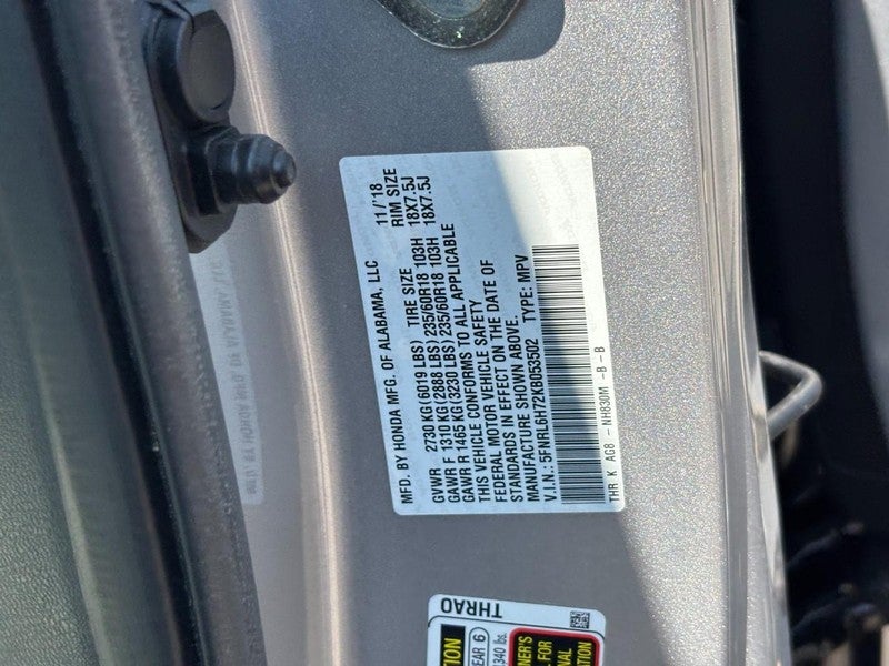 2019 Honda Odyssey EX-L Auto