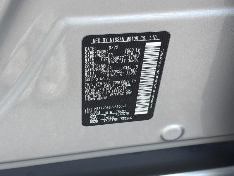 2023 Nissan Armada 4x4 Platinum