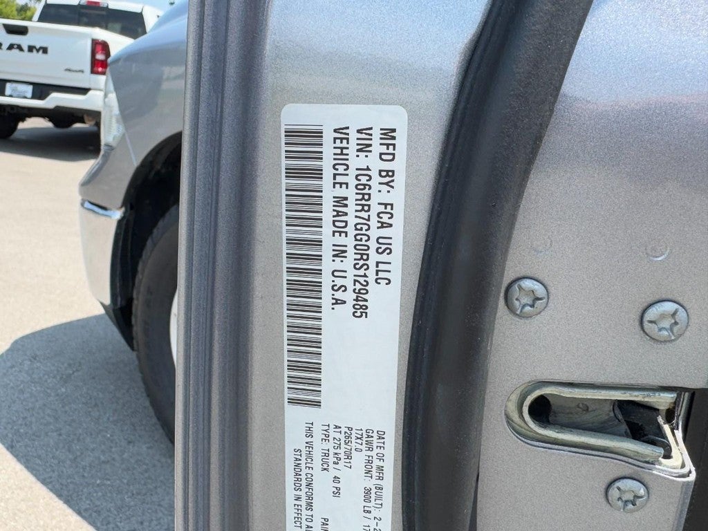 2024 RAM 1500 Classic SLT 4x4 Quad Cab 6'4" Box