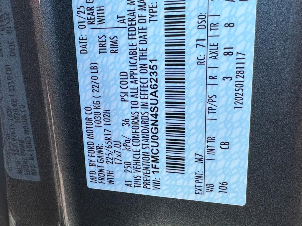 2025 Ford Escape Active FWD