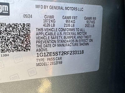 2024 Chevrolet Malibu 4dr Sdn 2LT