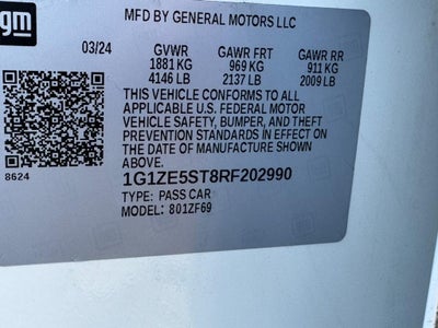 2024 Chevrolet Malibu 4dr Sdn 2LT
