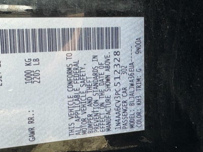 2023 Nissan Maxima SV CVT