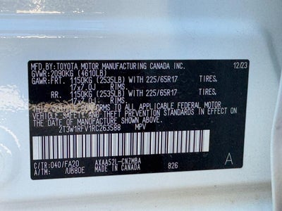 2024 Toyota RAV4 XLE FWD (Natl)