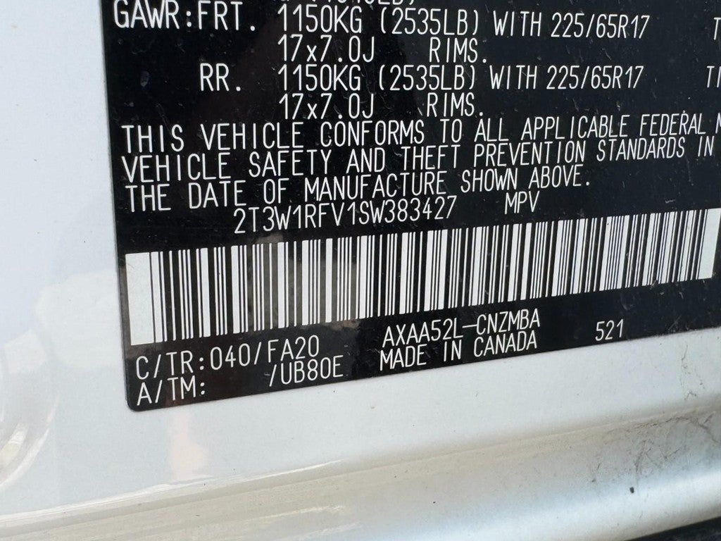 2025 Toyota RAV4 XLE FWD (Natl)