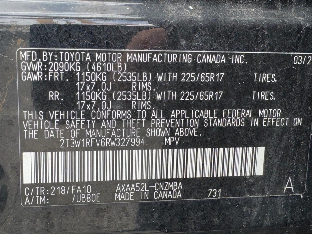 2024 Toyota RAV4 XLE FWD (Natl)