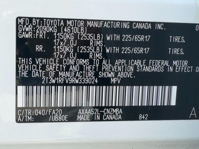 2024 Toyota RAV4 XLE FWD (Natl)