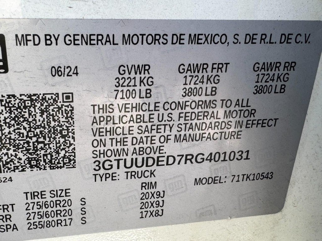 2024 GMC Sierra 1500 4WD Crew Cab 147" SLT