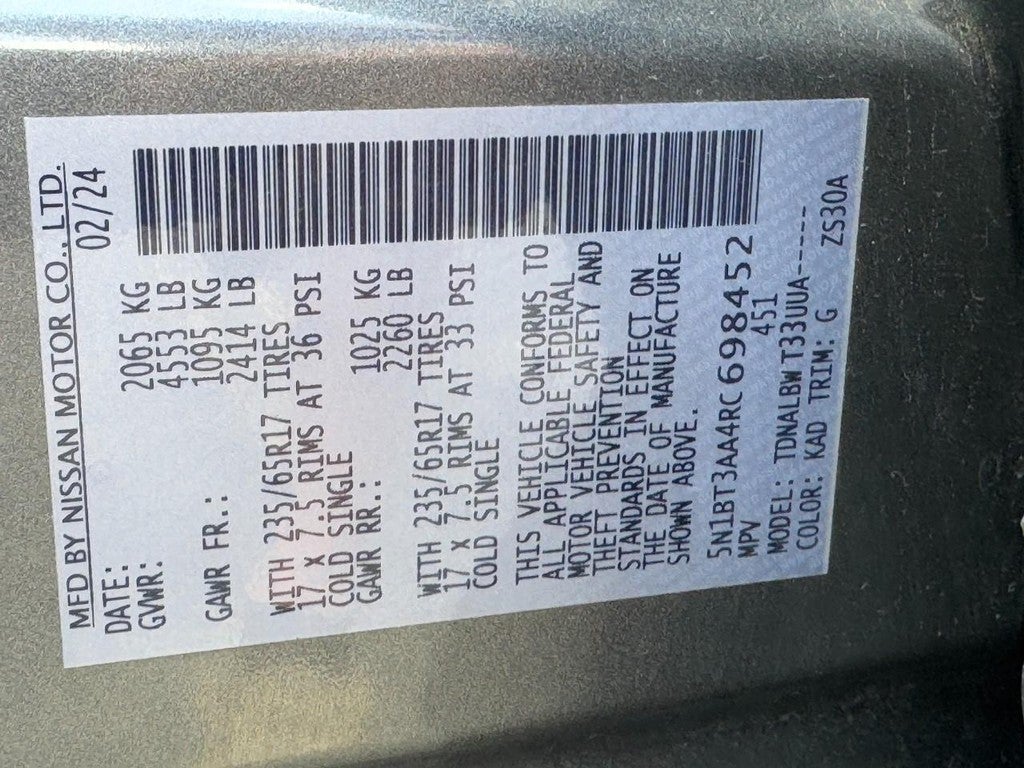 2024 Nissan Rogue FWD S